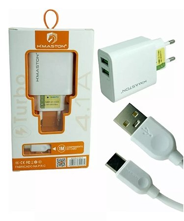 Carregador Turbo 4.1a + Cabo 1m Tipo C H'maston Y23-3