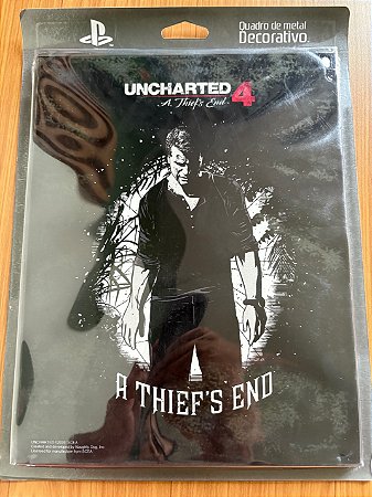 Quadro Metal Decorativo Uncharted 4 A Thief's End