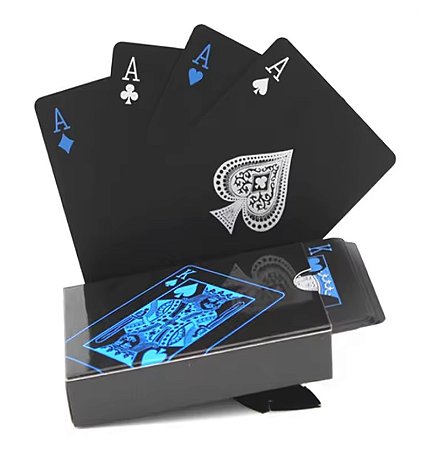 Baralho Black A Prova D'agua - Baralho Preto