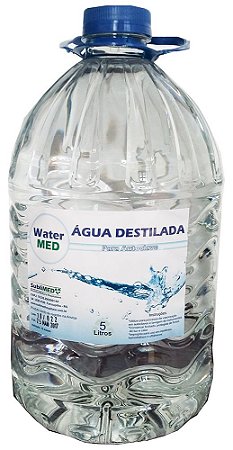 Água Destilada Para Autoclave 5 Litros