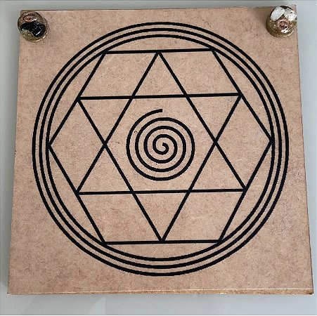 Placa Radiônica Desembaraçador - COM SISTEMA EXCLUSIVO 2 ORGONITES QUE AJUSTAM, HARMONIZAM E  EQUÍLIBRAM