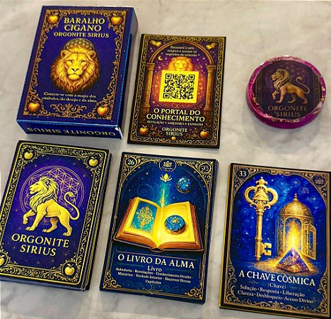 Baralho Cigano Orgonite Sirius –  Portal Pessoal de Conexão, Intuição e Respostas