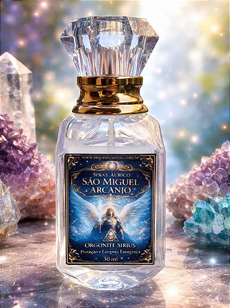 Spray Áurico São Miguel Arcanjo – Orgonite Sirius - Limpeza, revitalização e fortalecimento áurico