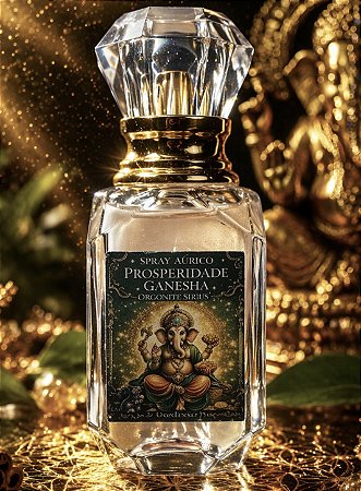 Spray Áurico Prosperidade Ganesha - Orgonite Sirius