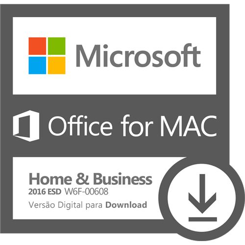 Microsoft Office for MAC Home & Business 2016 ESD