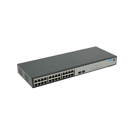 Switch HP 1420-24G JH017A com 24 portas Gigabit + 2 SFP