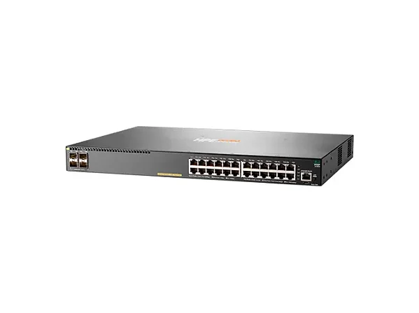 Switch HPE Aruba 2930F 24G PoE + 4SFP+ 370W - JL255A