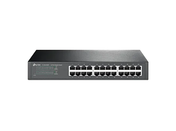 Switch TP-LINK Mesa/Rack 24 Portas Gigabit  - TL-SG1024D