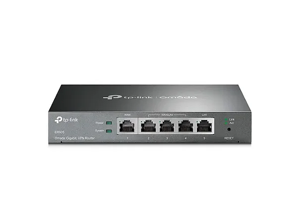 Roteador TP-LINK Omada Multi-Wan VPN Gigabit ER605 - ER605
