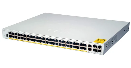 Switch Gerenciável Cisco de 48 Portas com PoE+ - C1000-48FP-4G-L