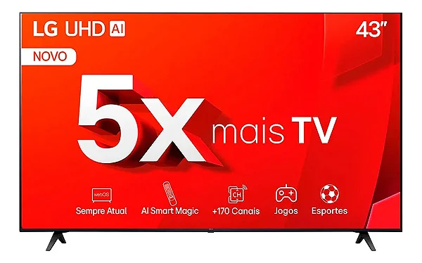 TV LG 43" LED 4K UHD Smart Pro 43TU801C0SA.AWZ