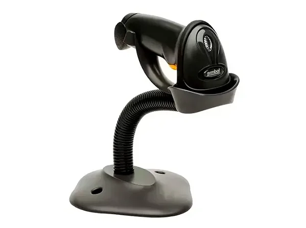 Leitor de Código de Barras Zebra LS2208 Com Fio e Suporte - LS2208SR20007BRU