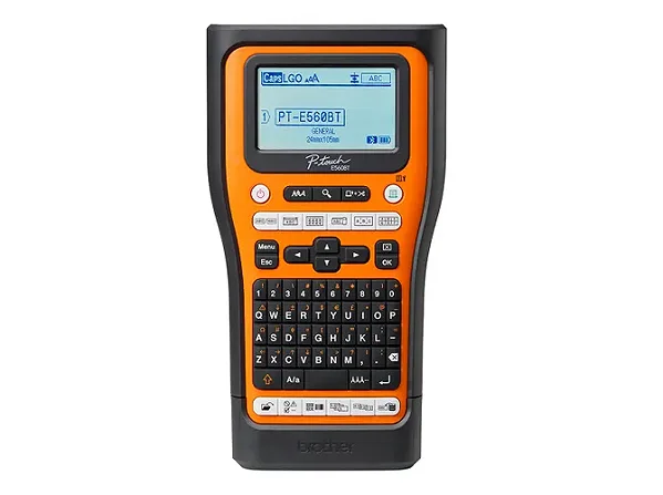Rotulador Eletrônico Brother Portátil P-Touch Laranja 24 mm - PTE560BTVP