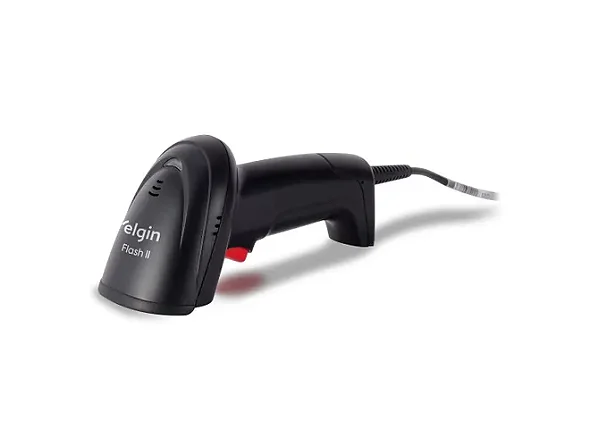 Leitor de Código de Barras Elgin Flash II com Fio 1D Preto USB - 46FLASH2CBU0