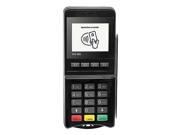 Pin Pad Gertec PPC930 Preto USB - 70500035