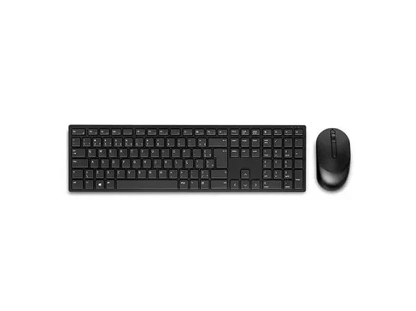 Kit Teclado e Mouse Dell KM5221W Wireless Preto - 580-AJIT