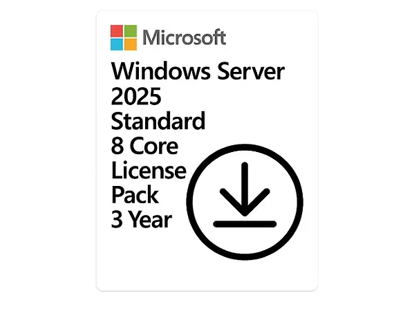 Windows Server Microsoft 2025 STD 8C 3Y CSP - DG7GMGF0PWHC-005