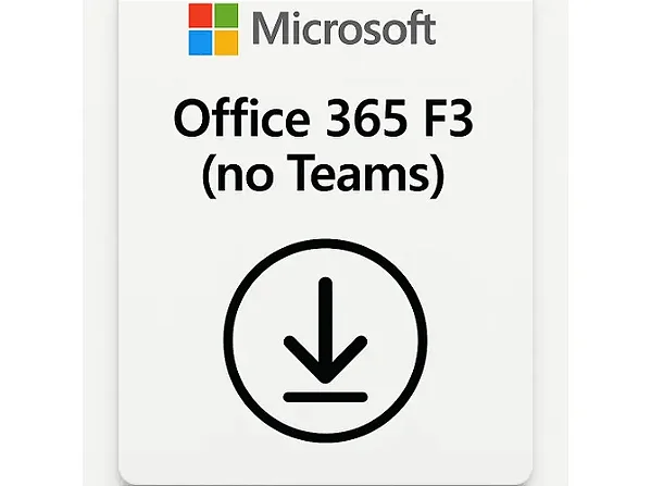 Office 365 F3 (no Teams) Microsoft CSP - CFQ7TTC0LGZW-01F
