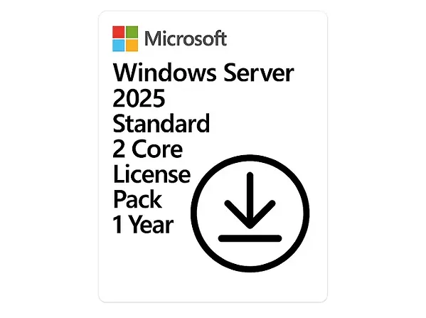 Windows Server Microsoft 2025 STD 2C 1Y CSP - DG7GMGF0PWHC-004