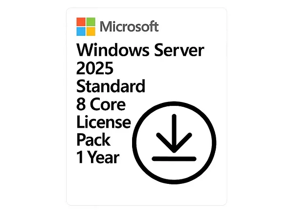 Windows Server Microsoft 2025 STD 8C 1Y CSP - DG7GMGF0PWHC-002