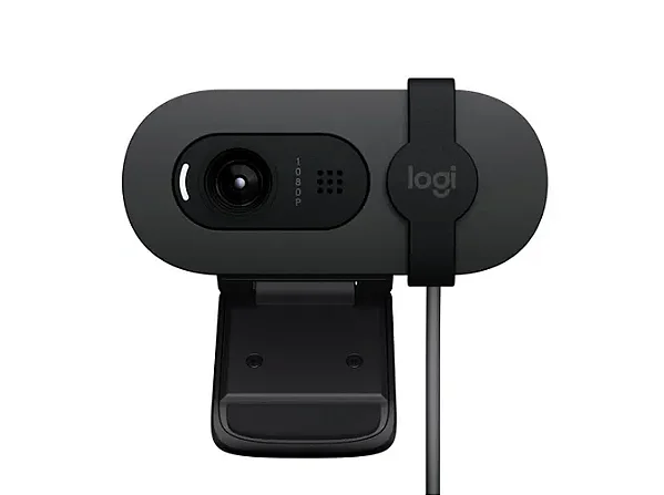 Webcam Logitech Full HD BRIO 100 Grafite - 960-001586