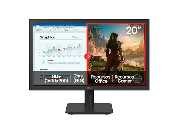 Monitor LG 20" Full HD TN 75Hz 2ms - 20U401A-B