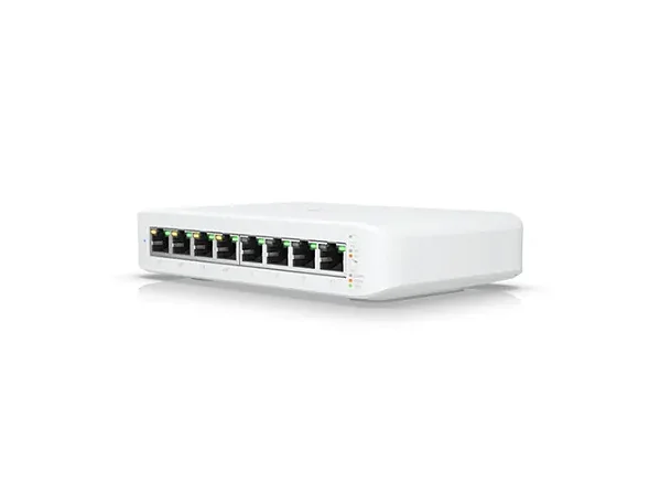 Switch Ubiquiti Uni-Fi Lite 8 portas 4POE/POE+ - USW-LITE-8-POE
