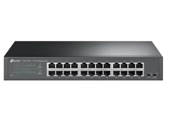 Switch TP-LINK Mesa/Rack 24 Portas Gigabit - TL-SG1024D