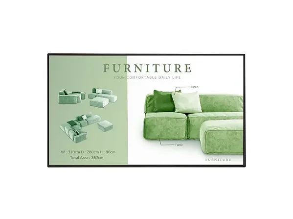 Monitor Profissional LG LED 49" Stand Alone - 49UM5N-H.AWZM-B