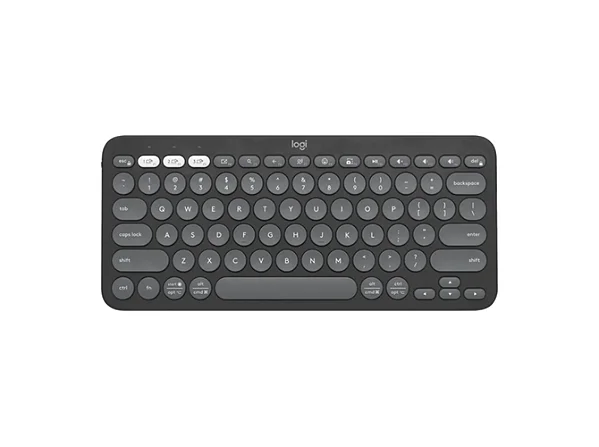 Teclado Logitech Pebble Keys 2 K380s sem Fio Grafite - 920-011789