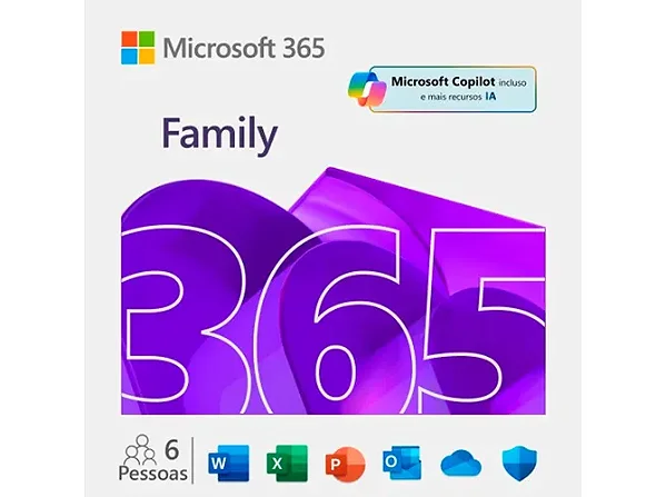 Microsoft 365 Family ESD 6 usuários - EP2-32295