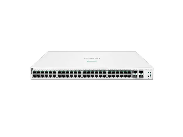Switch HPE Aruba Instant On 1930 48 portas RJ-45 10/100/1000 Class 4 PoE 4 portas SFP+ 1/10GbE - JL686B