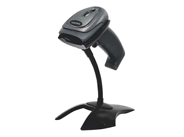 Leitor de Código de Barras Custom CBR2D-P + Suporte 2D/QR com Fio - 992ED040500233
