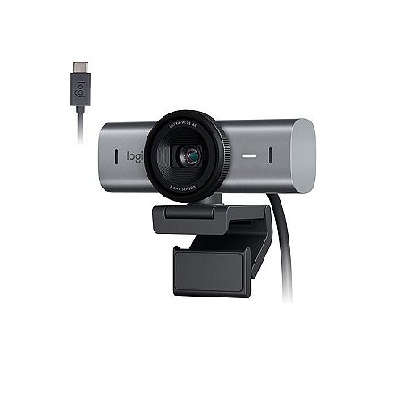 Webcam Logitech MX Brio Grafite Ultra HD - 960-001548-C