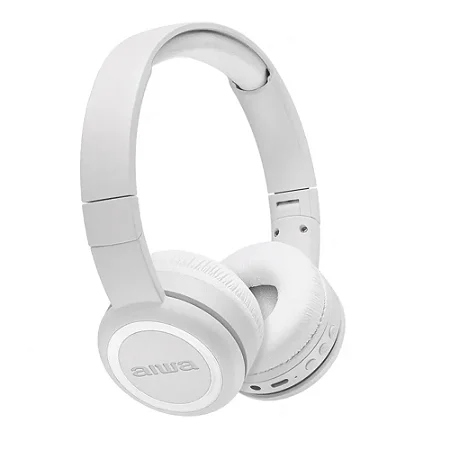 Headphone Aiwa AWS-HP-03-W Branco Bluetooth - 72102-01