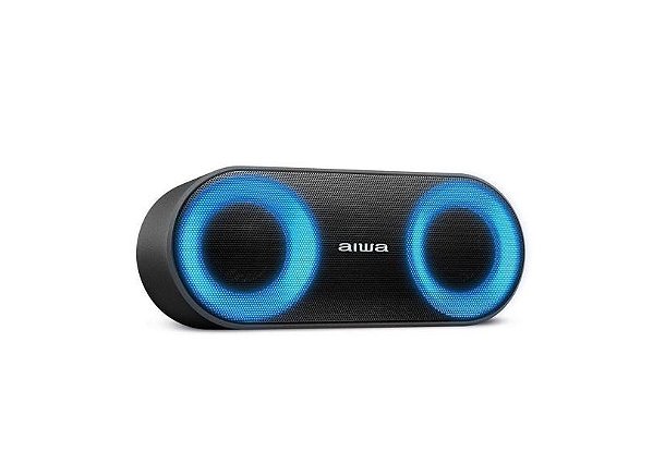Caixa de Som Aiwa SP-01 Bluetooth Preta RGB - 74985-01