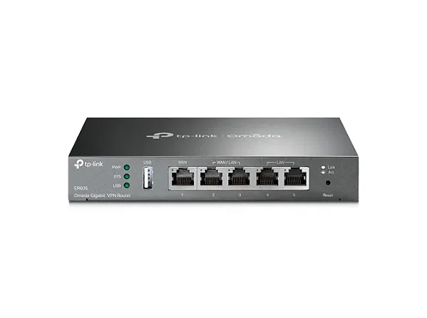 Roteador TP-LINK Omada Multi-Wan VPN Gigabit - ER605