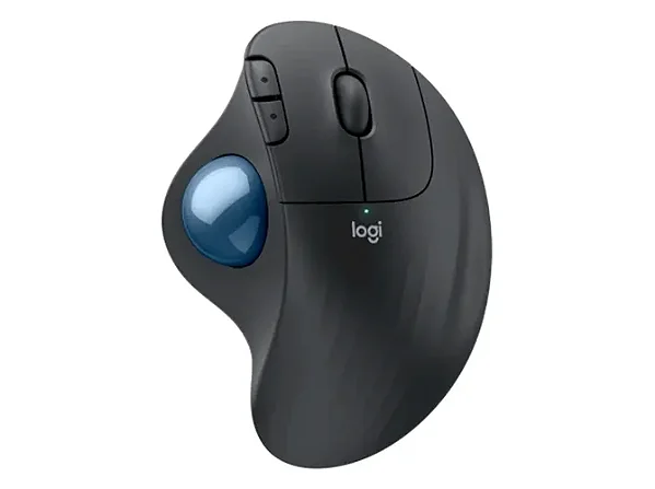 Mouse Logitech Ergo M575S Grafite sem Fio - 910-007031