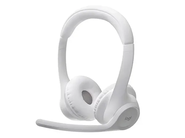 Headset Logitech Zone 300 Branco sem Fio - 981-001416