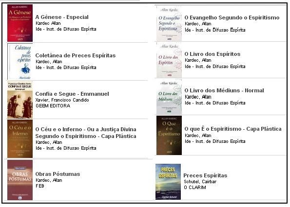 PROMOÇÃO 10 GRANDES OBRAS ESPIRITAS