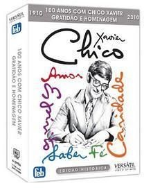 6 DVDS 100 Anos Com Chico Xavier - Gratidão e Homenagem - 6 Dvds com frete grátis