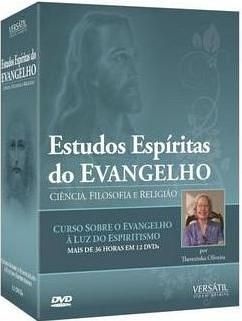 12 DVDS Estudos Espíritas do Evangelho - Box Com 12 DVDs