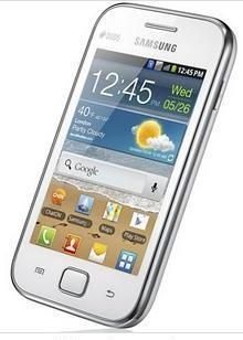Smartphone Samsung Galaxy Ace Duos, Android 2.3, Dual Chip, Internet 3G, Wi-fi, Câmera 5MP, Super-Processador de 832Mhz Branco