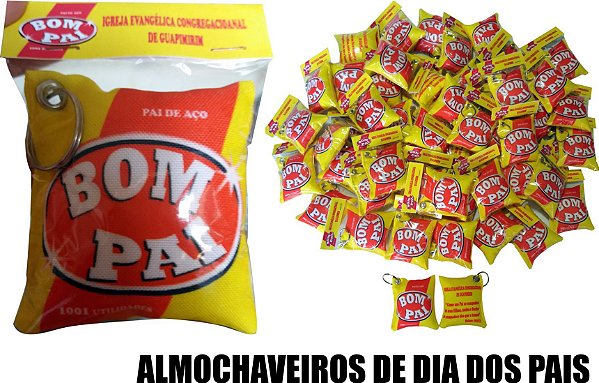 ALMOCHAVEIRO PERSONALIZADO KIT COM 10 UNIDADES