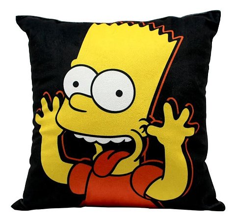 Almofada Bart - Os Simpsons - 25X25CM - Zona Criativa