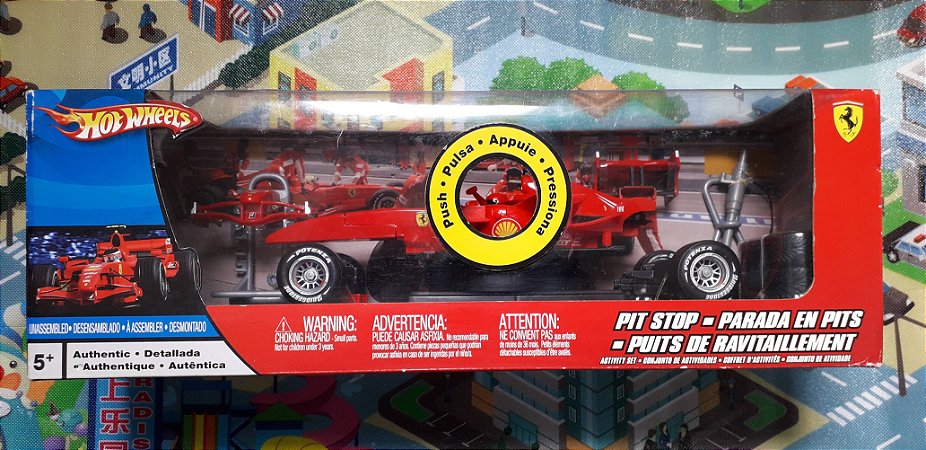 Pit Stop Ferrari - Comemoração 40 anos Hot Wheels - Mattel
