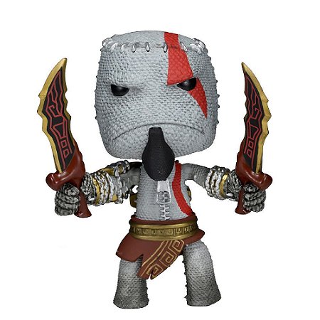 Little Big Planet - Kratos Sackboy - God Of War - Series 1 - Neca