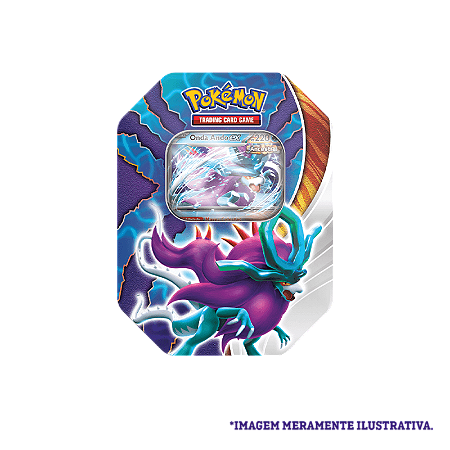Lata Pokémon TCG Batalha Paradoxal Onda Ando EX - Copag