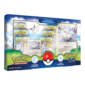 Box Pokémon GO Eevee Radiante - Copag