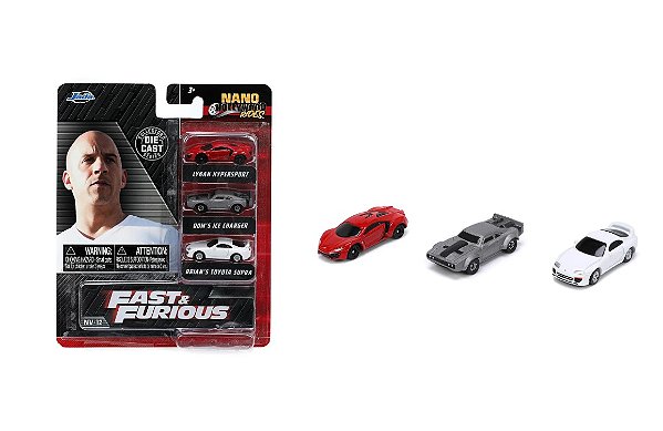 Velozes e Furiosos - Nano Hollywood Rides - 1,65 Polegadas - Jada Toys